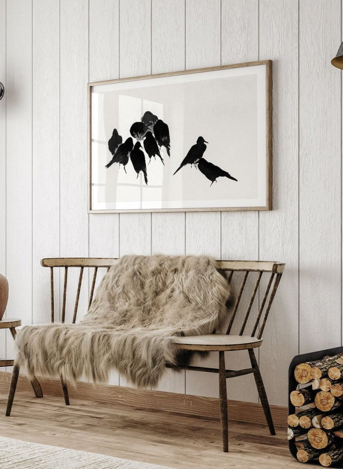 Watanabe Seitei "Crows" Art Print_Sugar & Canvas_Watanabe Seitei