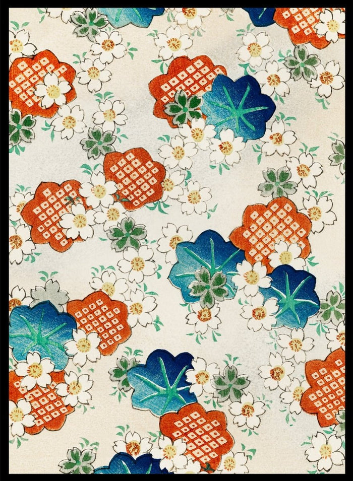 Watanabe Seitei Floral Pattern Art Print_Sugar & Canvas_Watanabe Seitei