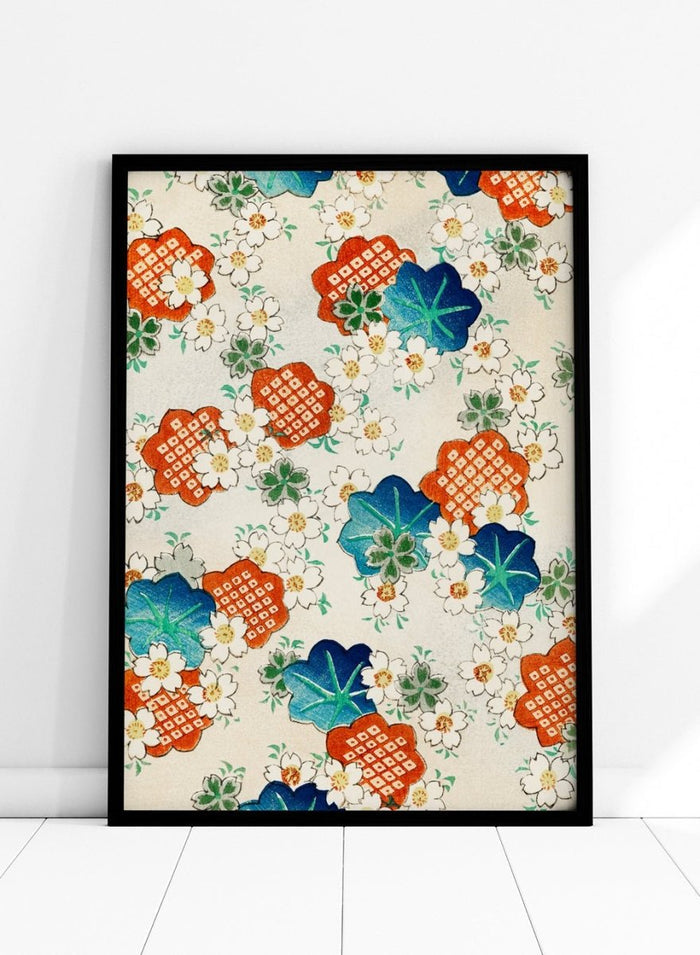 Watanabe Seitei Floral Pattern Art Print_Sugar & Canvas_Watanabe Seitei