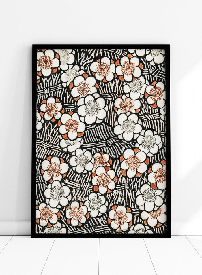Watanabe Seitei Floral Pattern Art Print_Sugar & Canvas_Watanabe Seitei