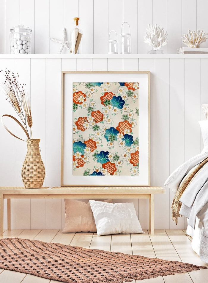 Watanabe Seitei Floral Pattern Art Print_Sugar & Canvas_Watanabe Seitei