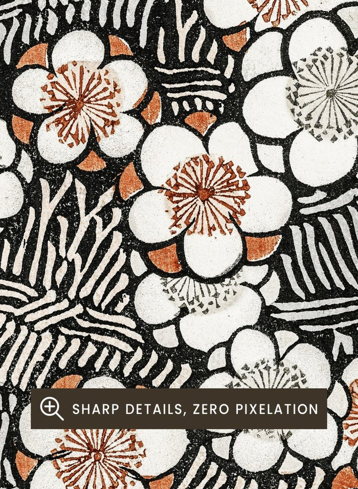 Watanabe Seitei Floral Pattern Art Print_Sugar & Canvas_Watanabe Seitei