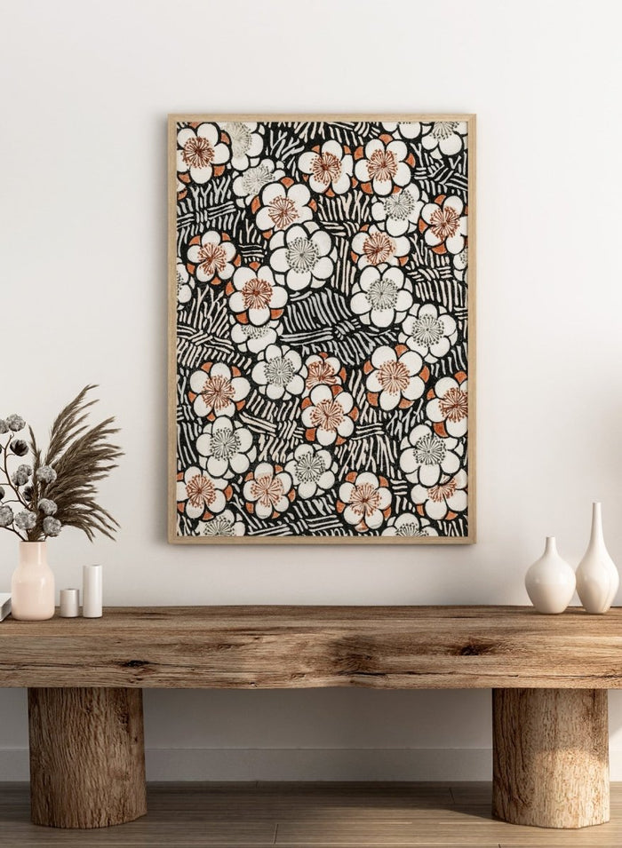 Watanabe Seitei Floral Pattern Art Print_Sugar & Canvas_Watanabe Seitei