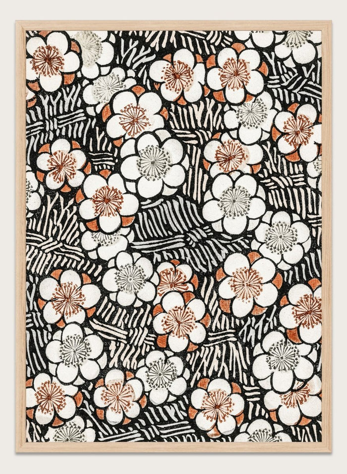 Watanabe Seitei Floral Pattern Art Print_Sugar & Canvas_Watanabe Seitei