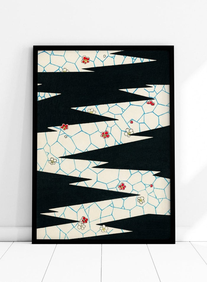 Watanabe Seitei Flowers on a Footpath Art Print_Sugar & Canvas_Watanabe Seitei