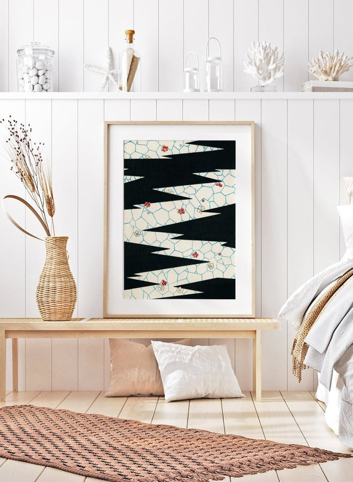Watanabe Seitei Flowers on a Footpath Art Print_Sugar & Canvas_Watanabe Seitei