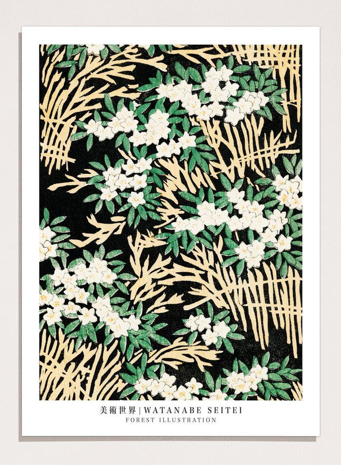 Watanabe Seitei Forest Illustration Art Print