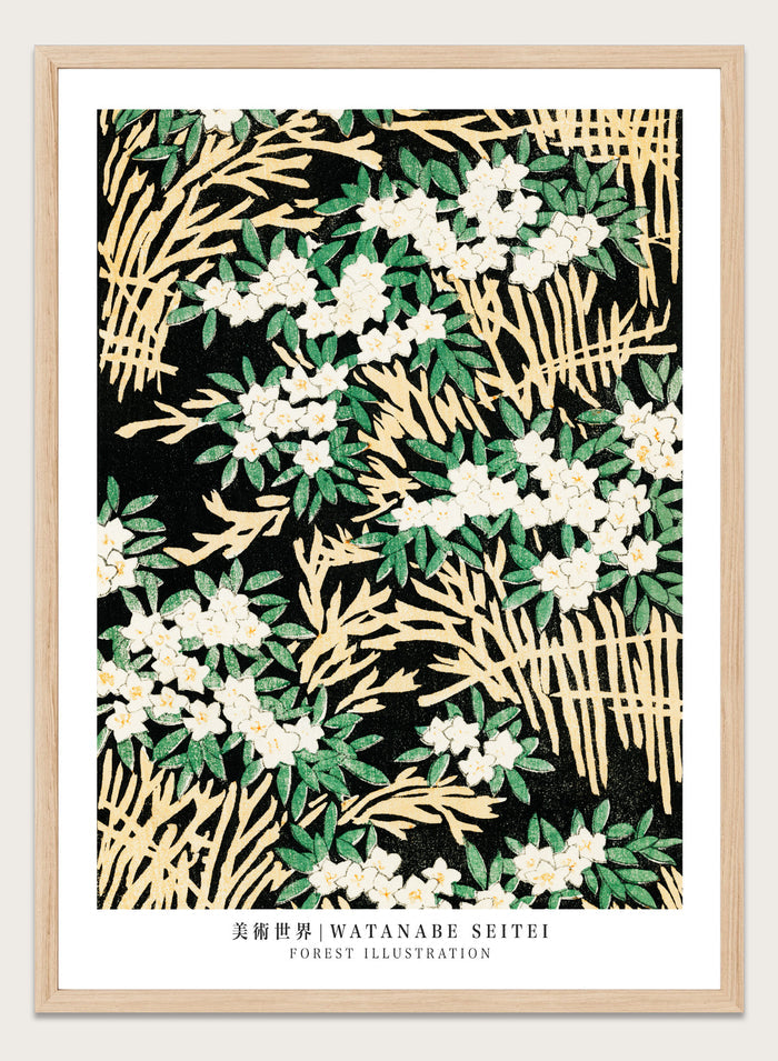 Watanabe Seitei Forest Illustration Art Print