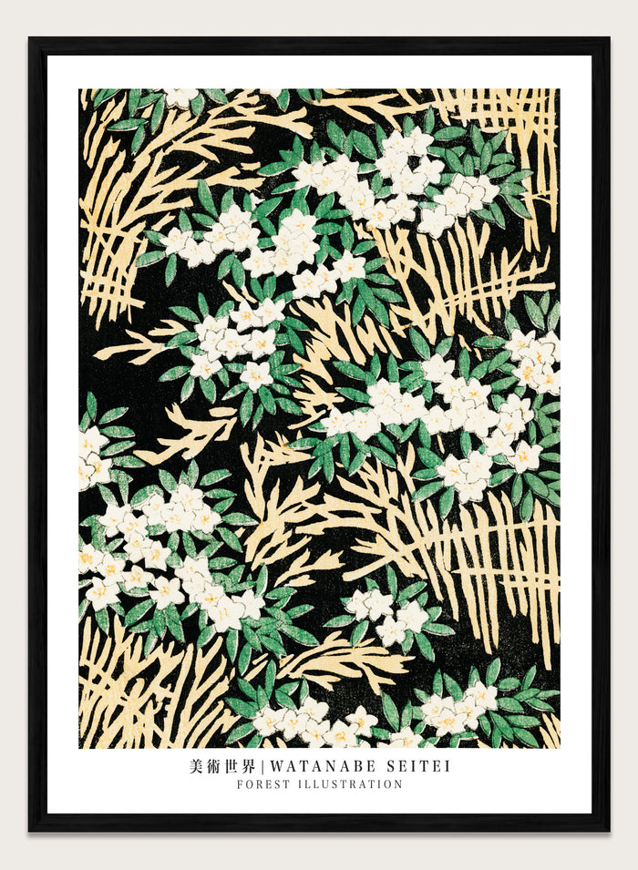 A4/8x12 inches (Framing Available) / Black Wood Frame