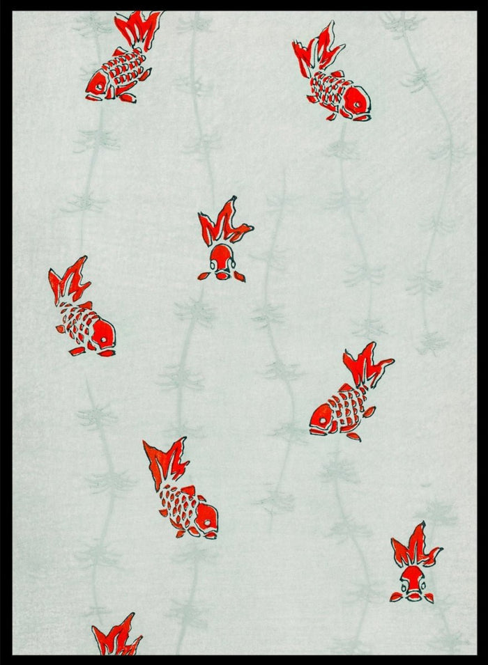 Watanabe Seitei Gold Fish Art Print_Sugar & Canvas_Watanabe Seitei