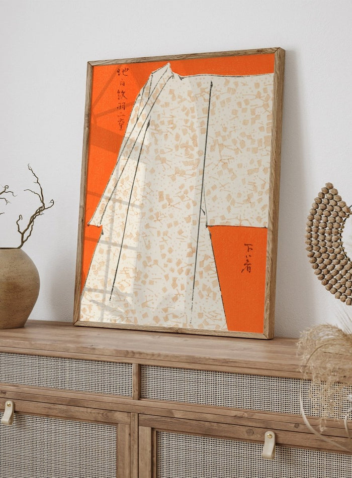 Watanabe Seitei Japanese Robe Art Print_Sugar & Canvas_Watanabe Seitei