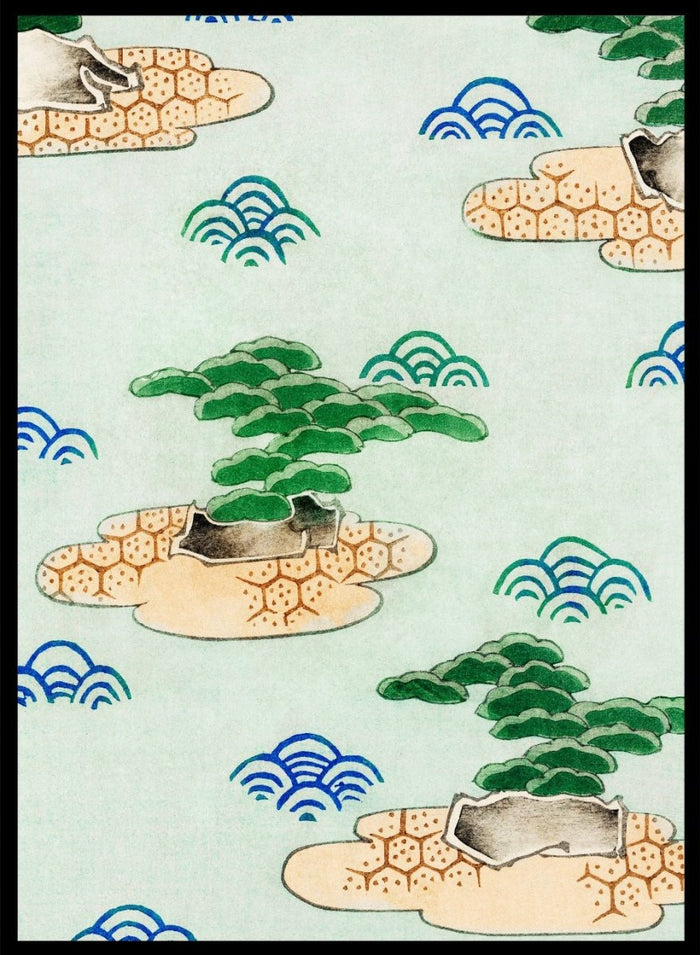 Watanabe Seitei Landscape Illustration Art Print_Sugar & Canvas_Watanabe Seitei