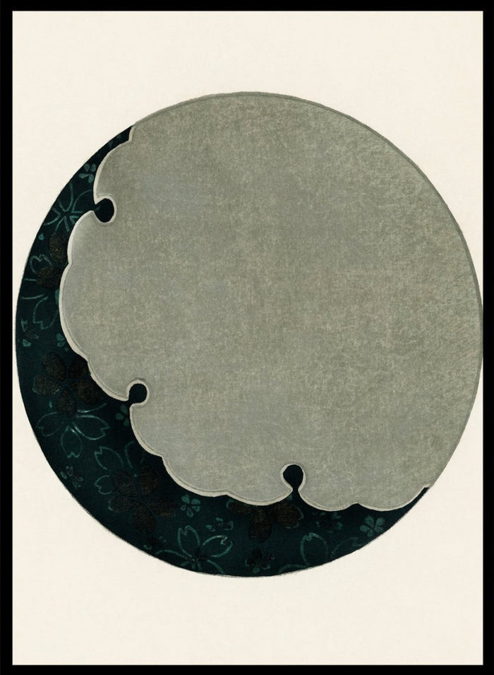Watanabe Seitei Moon Illustration Art Print_Sugar & Canvas_Watanabe Seitei