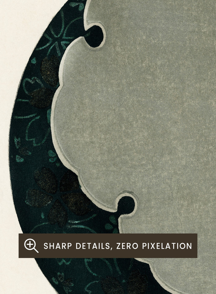 Watanabe Seitei Moon Illustration Art Print