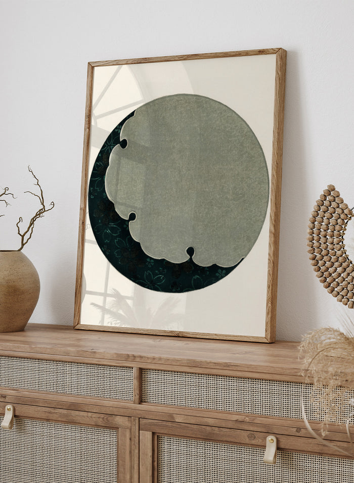 Watanabe Seitei Moon Illustration Art Print