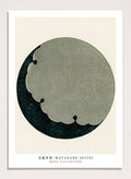Watanabe Seitei Moon Illustration Art Print