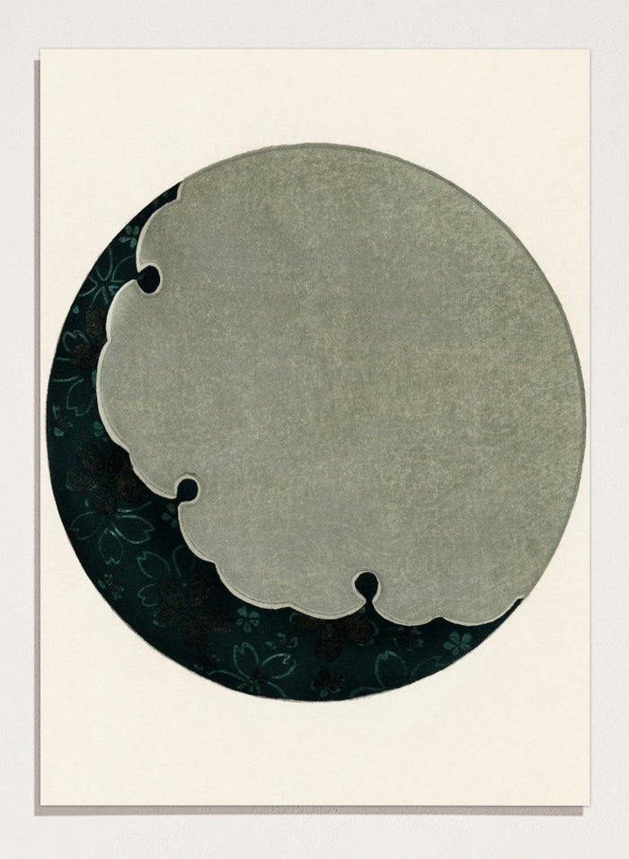 Watanabe Seitei Moon Illustration Art Print_Sugar & Canvas_Watanabe Seitei