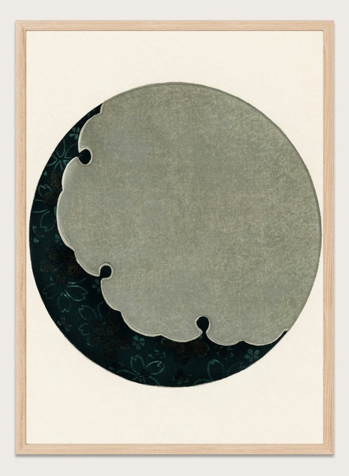 Watanabe Seitei Moon Illustration Art Print_Sugar & Canvas_Watanabe Seitei