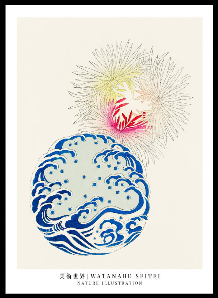 Watanabe Seitei Nature illustration Art Print_Sugar & Canvas