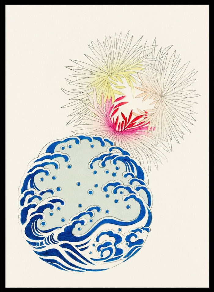 Watanabe Seitei Nature illustration Art Print_Sugar & Canvas_Watanabe Seitei