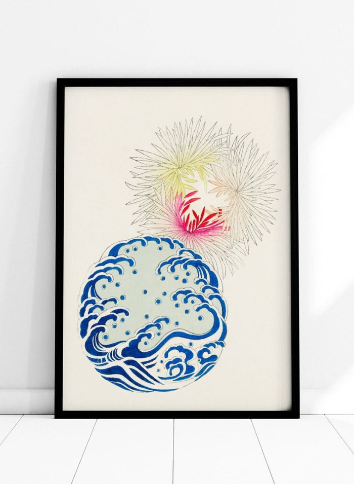 Watanabe Seitei Nature illustration Art Print_Sugar & Canvas_Watanabe Seitei