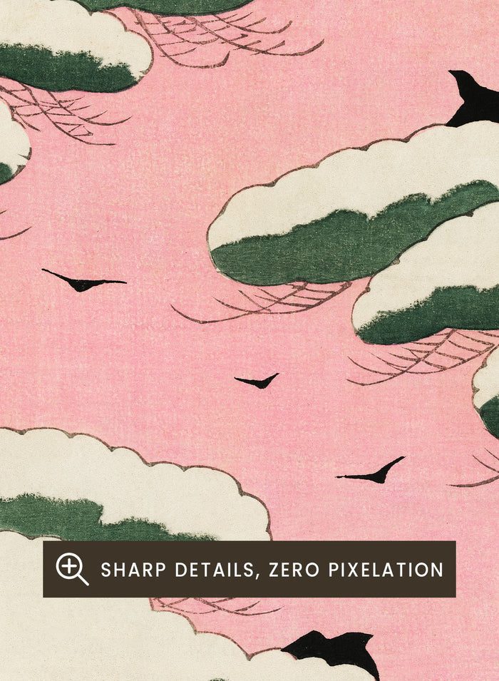 Watanabe Seitei Pink Sky Art Print