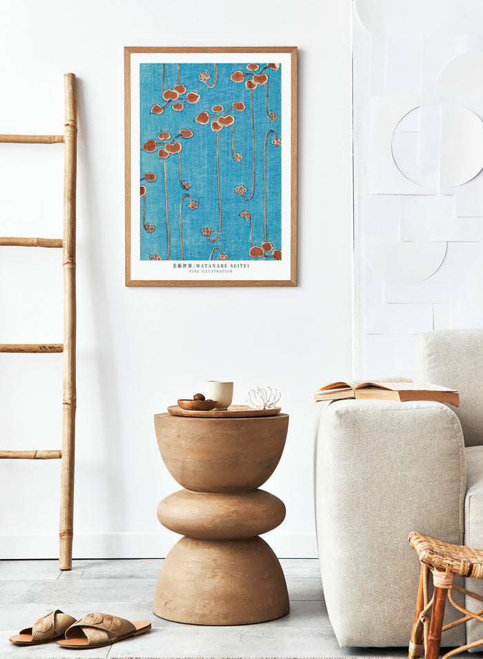 Watanabe Seitei Vine Illustration Art Print