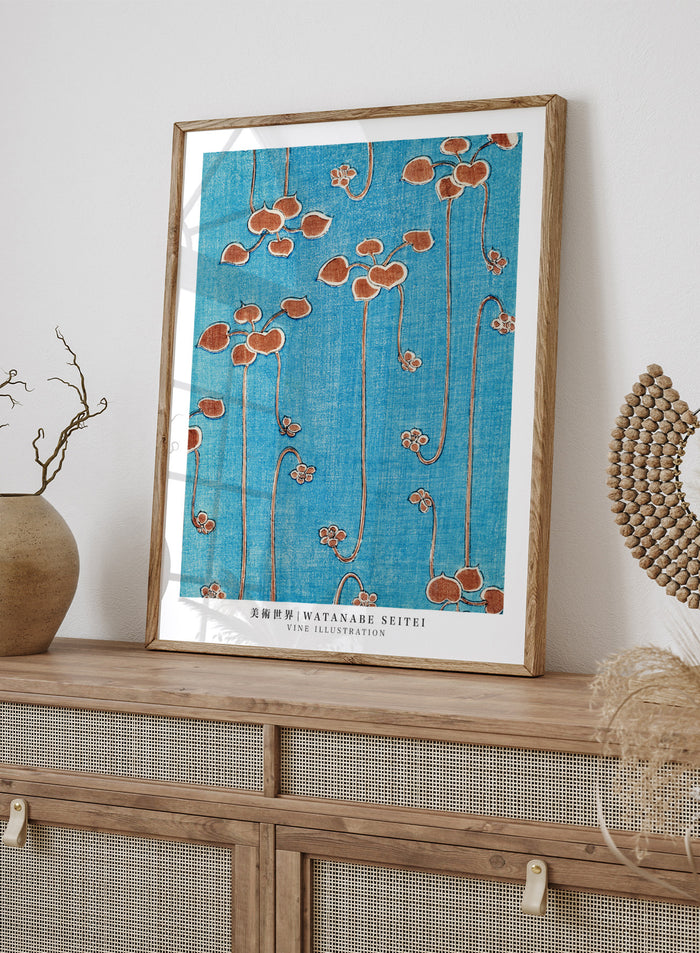 Watanabe Seitei Vine Illustration Art Print