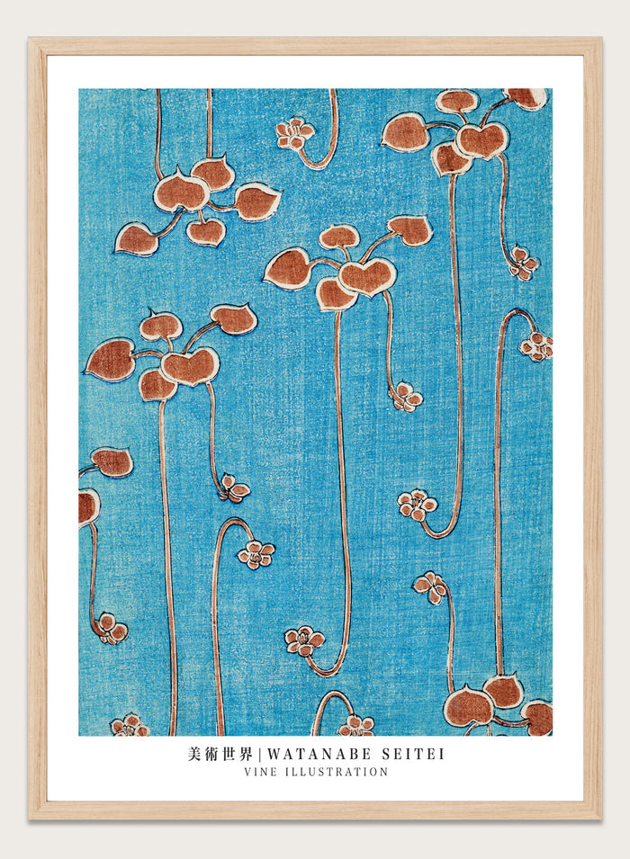 Watanabe Seitei Vine Illustration Art Print