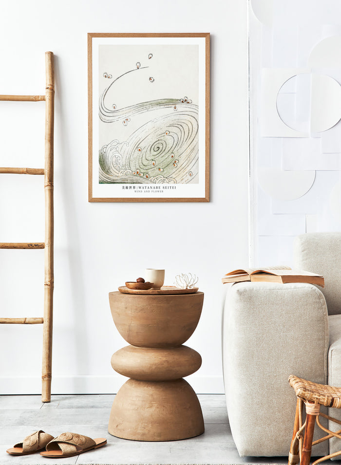 Watanabe Seitei Wind and Flower Art Print