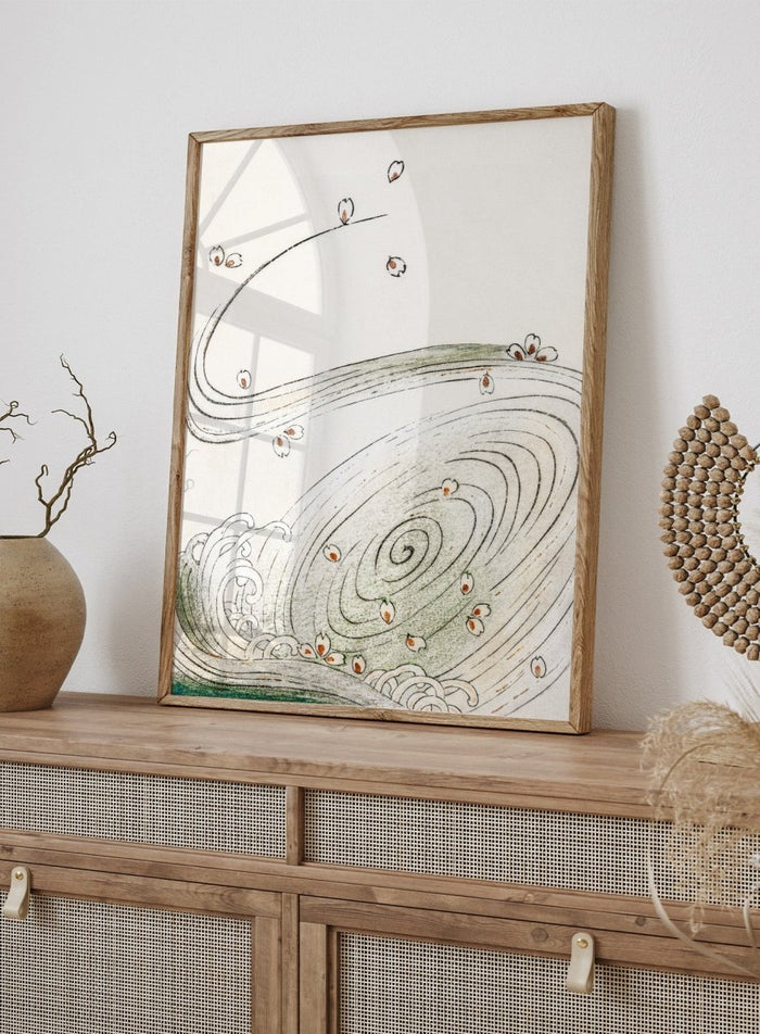 Watanabe Seitei Wind and Flower Art Print_Sugar & Canvas_Watanabe Seitei