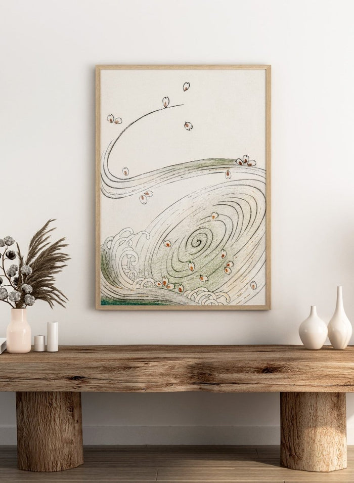 Watanabe Seitei Wind and Flower Art Print_Sugar & Canvas_Watanabe Seitei