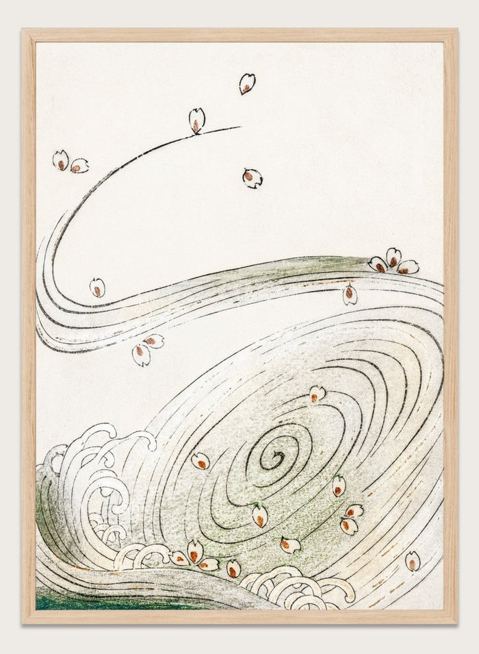Watanabe Seitei Wind and Flower Art Print_Sugar & Canvas_Watanabe Seitei