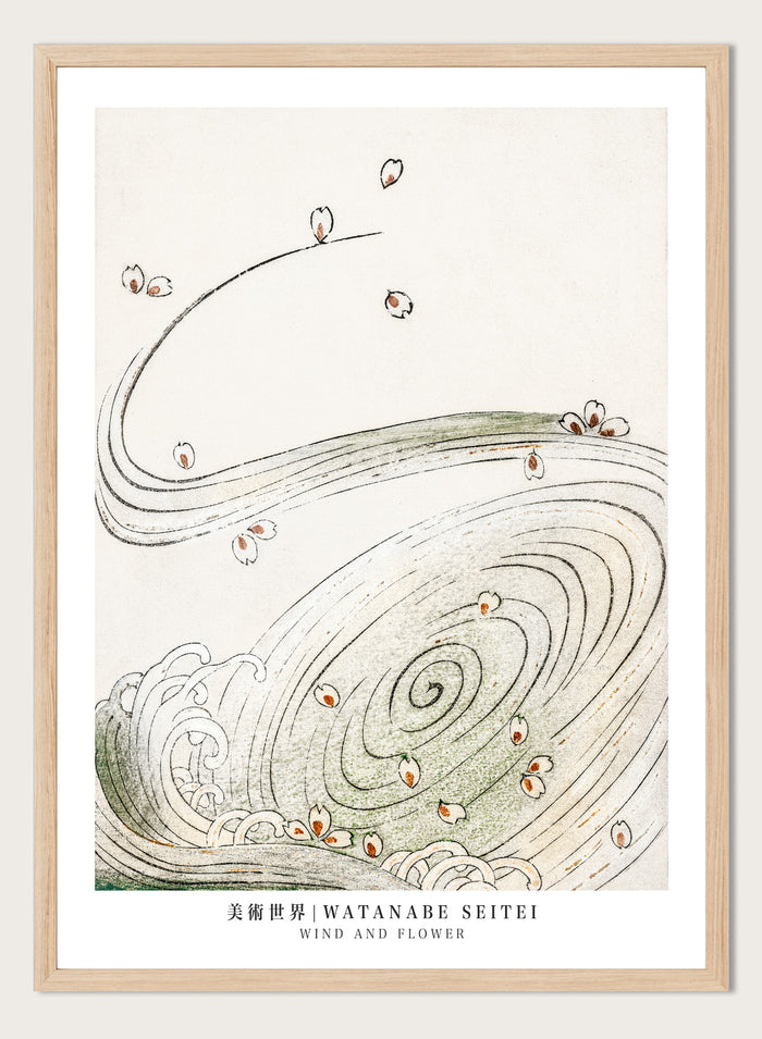 A4/8x12 inches (Framing Available) / Oak Wood Frame