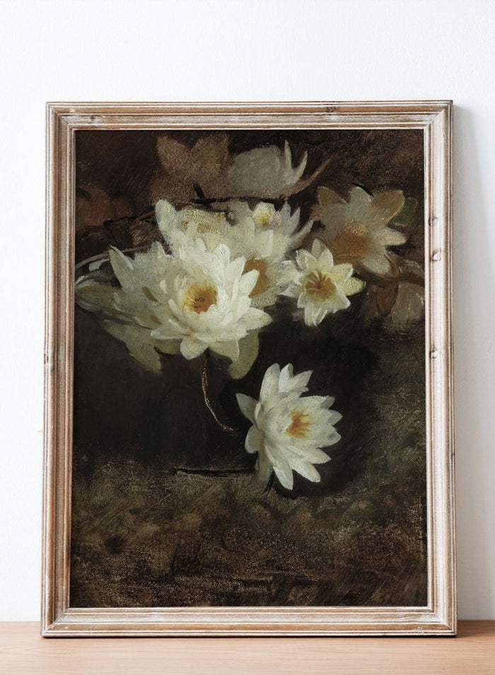 "Water Lilies" Art Print_Sugar & Canvas_Abbott Handerson Thayer