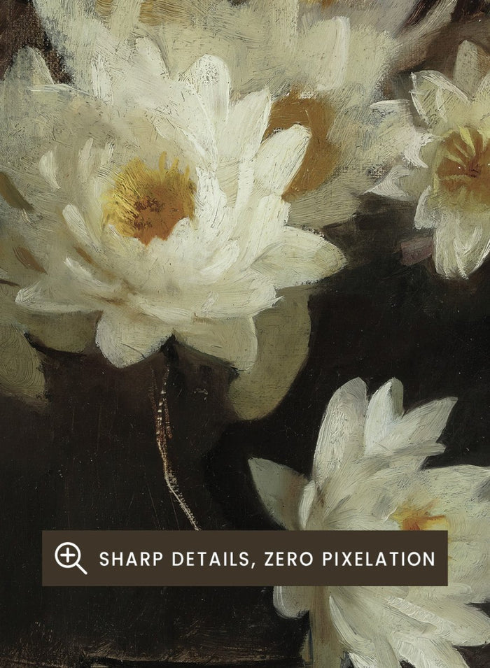 "Water Lilies" Art Print_Sugar & Canvas_Abbott Handerson Thayer