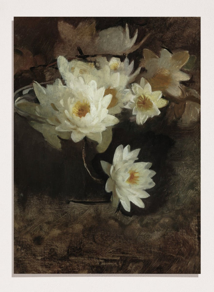"Water Lilies" Art Print_Sugar & Canvas_Abbott Handerson Thayer