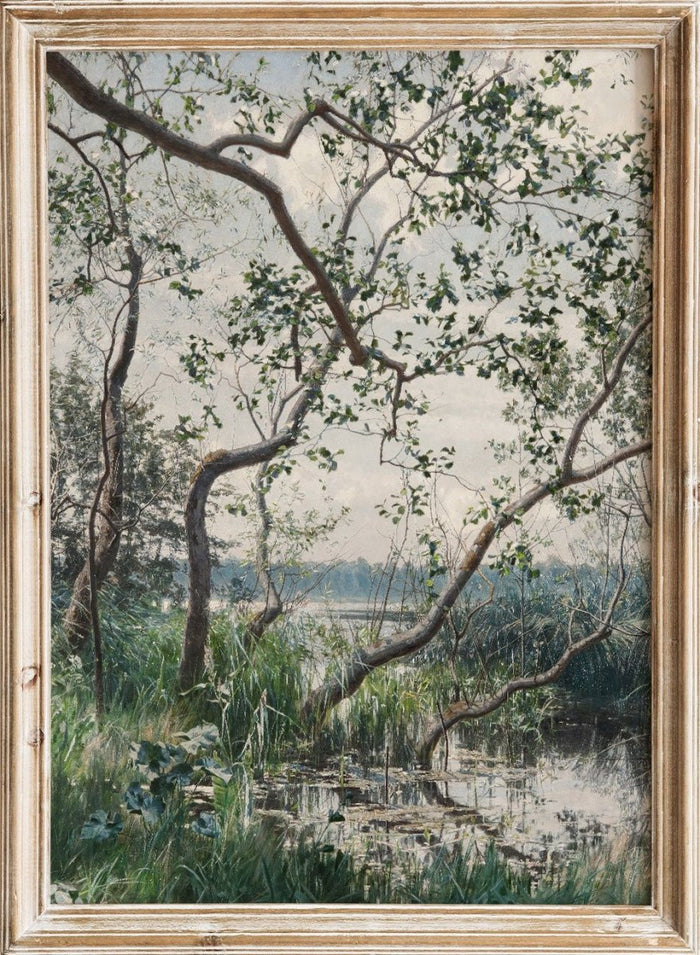 "Water Vegetation, Motif from Östergötland" Art Print_Sugar & Canvas_Johan Krouthén