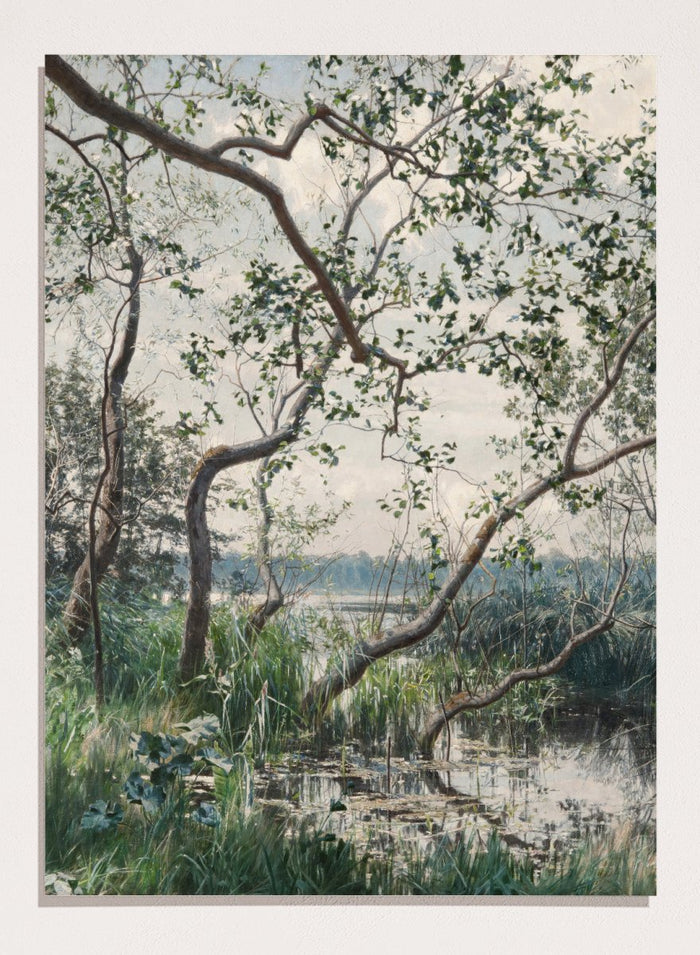 "Water Vegetation, Motif from Östergötland" Art Print_Sugar & Canvas_Johan Krouthén