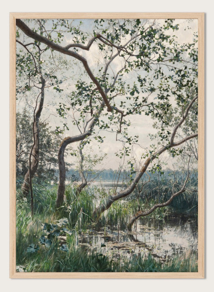 "Water Vegetation, Motif from Östergötland" Art Print_Sugar & Canvas_Johan Krouthén