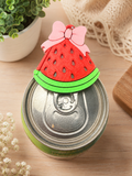 Watermelon with bow can tab opener