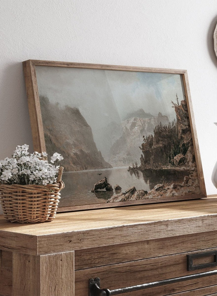 "Western Landscape" Art Print_Sugar & Canvas_Albert Bierstadt