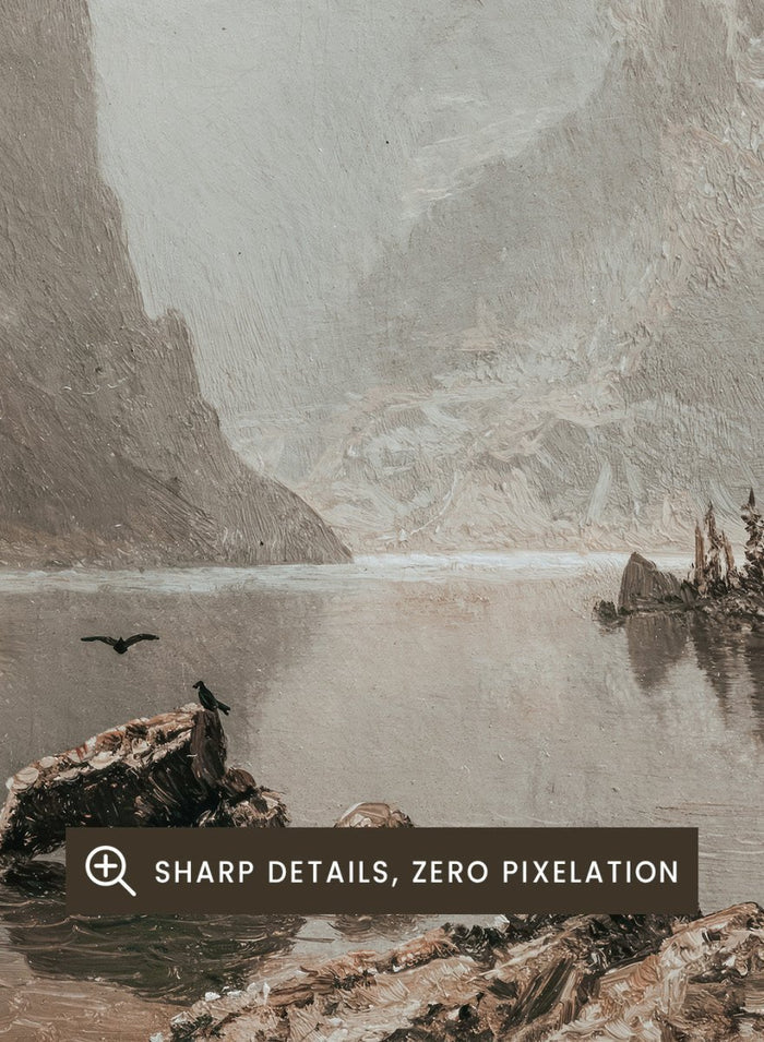 "Western Landscape" Art Print_Sugar & Canvas_Albert Bierstadt