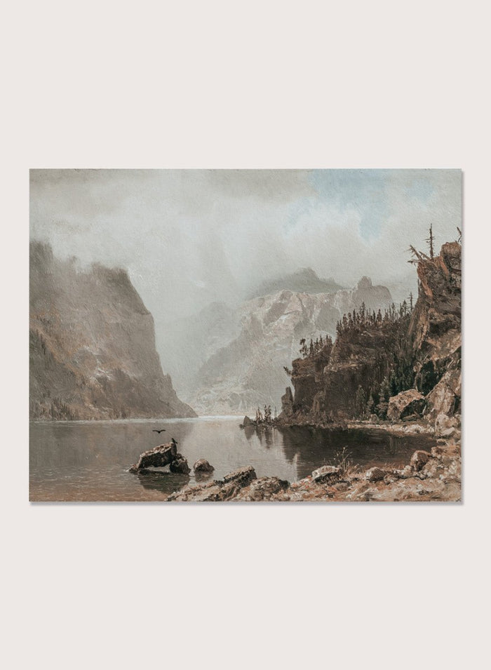 "Western Landscape" Art Print_Sugar & Canvas_Albert Bierstadt