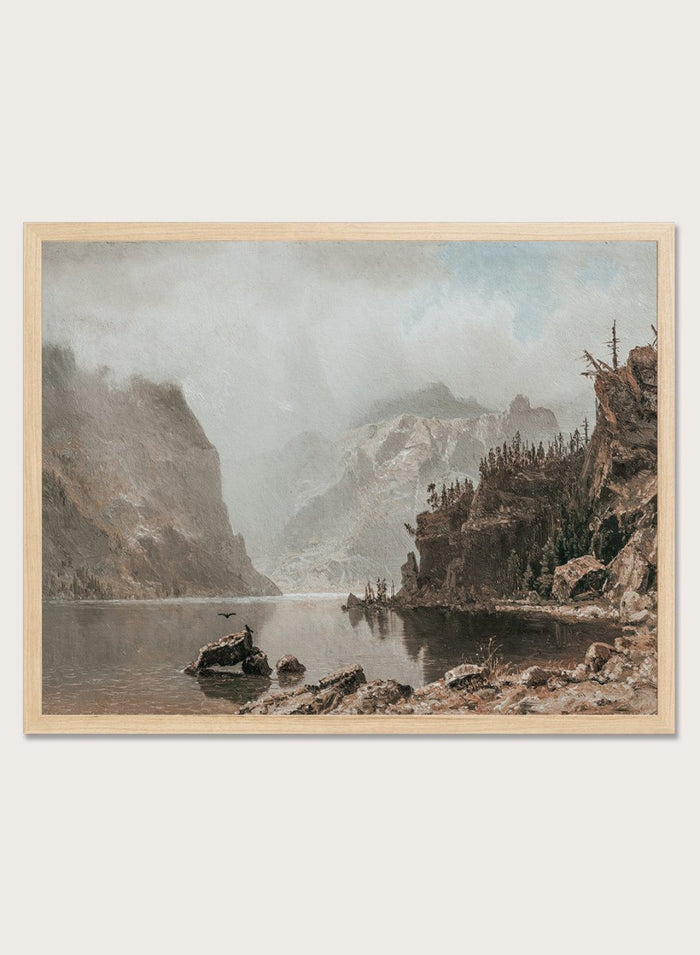 "Western Landscape" Art Print_Sugar & Canvas_Albert Bierstadt