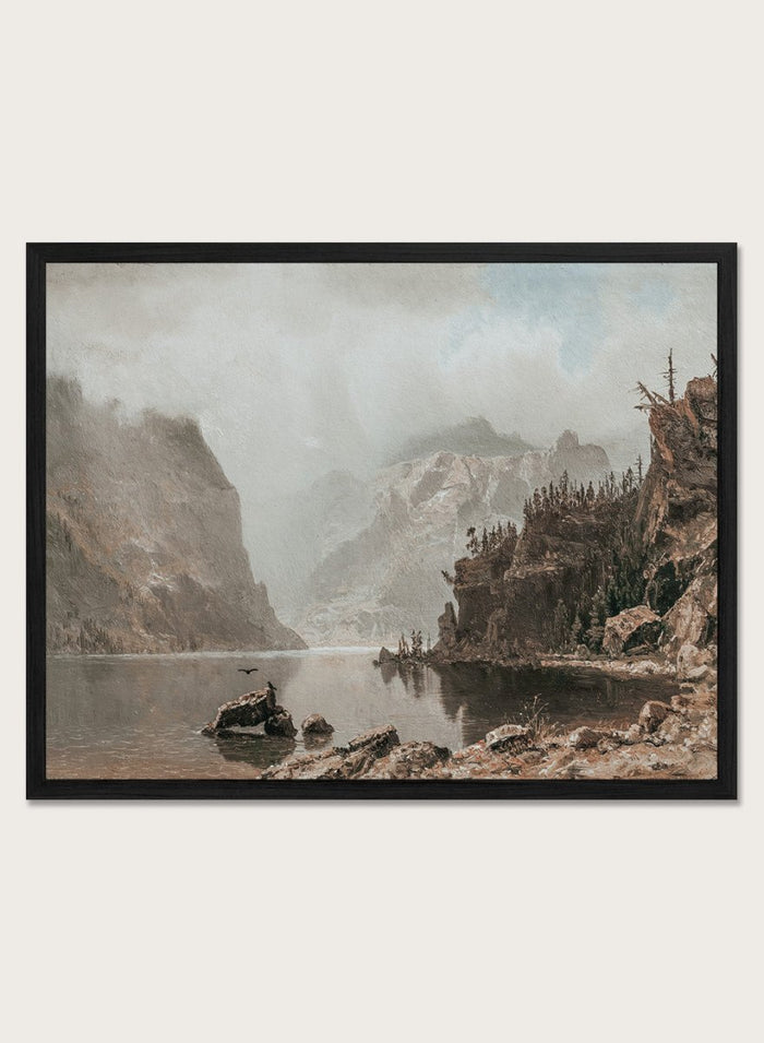 "Western Landscape" Art Print_Sugar & Canvas_Albert Bierstadt