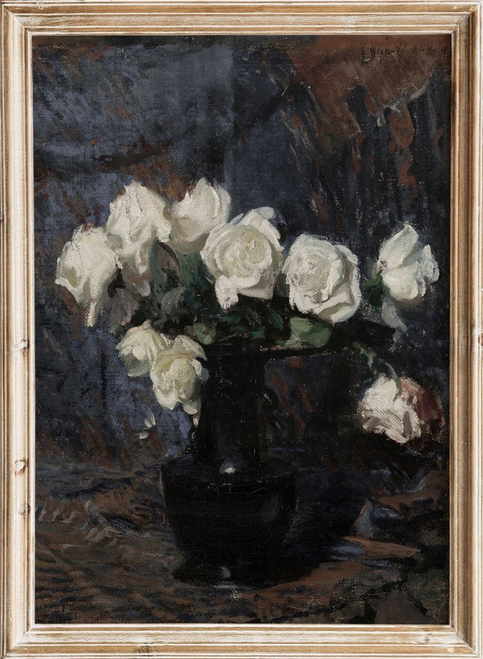 "White Roses" Art Print_Sugar & Canvas_Leon Wyczółkowski