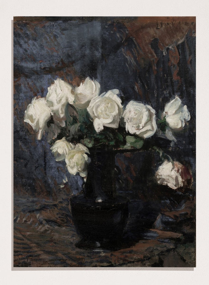 "White Roses" Art Print_Sugar & Canvas_Leon Wyczółkowski