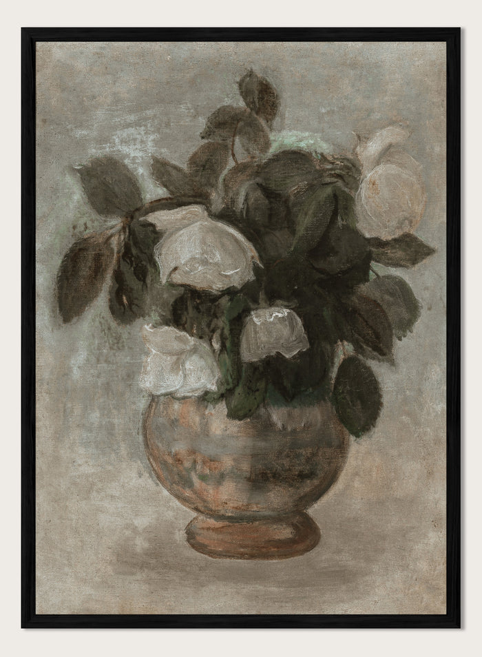 "White Roses" Art Print