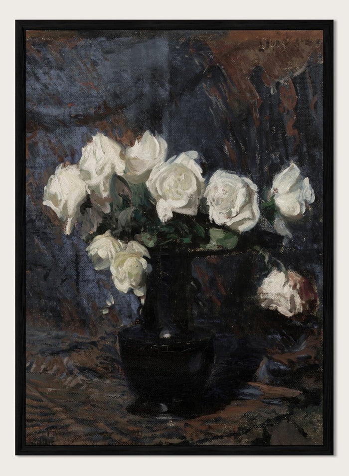 "White Roses" Art Print_Sugar & Canvas_Leon Wyczółkowski